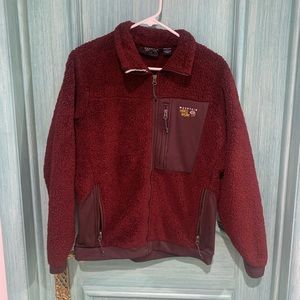 Maroon Mountain Hardware Fleece Jacket